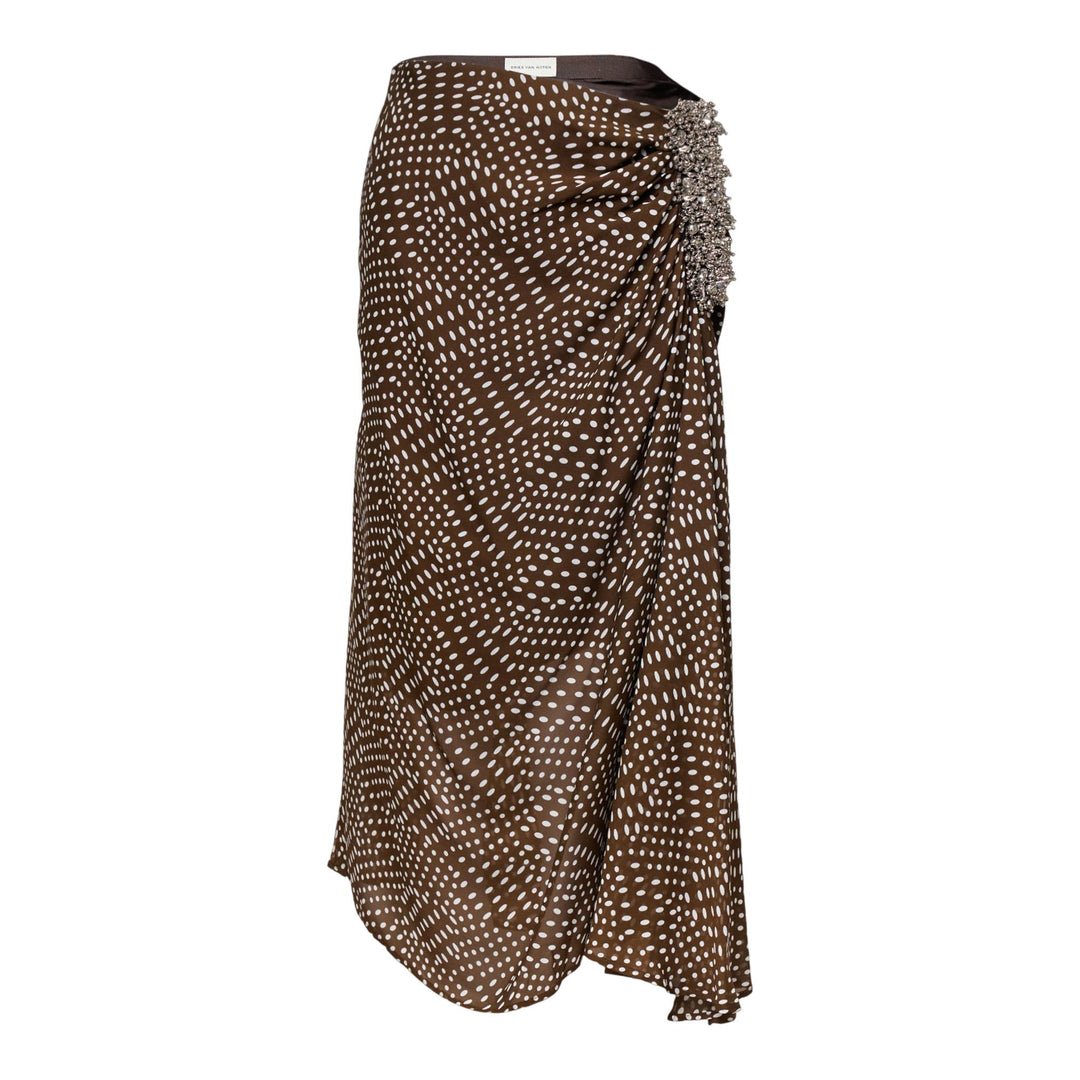 Club21 - Dries Van Noten - A-Line Skirt - SKIRTS - Brown