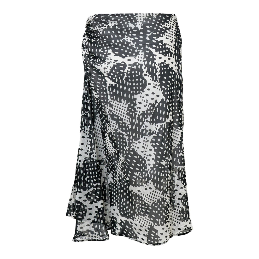 Club21 - Dries Van Noten - A-Line Skirt With Drape - SKIRTS - Off-White