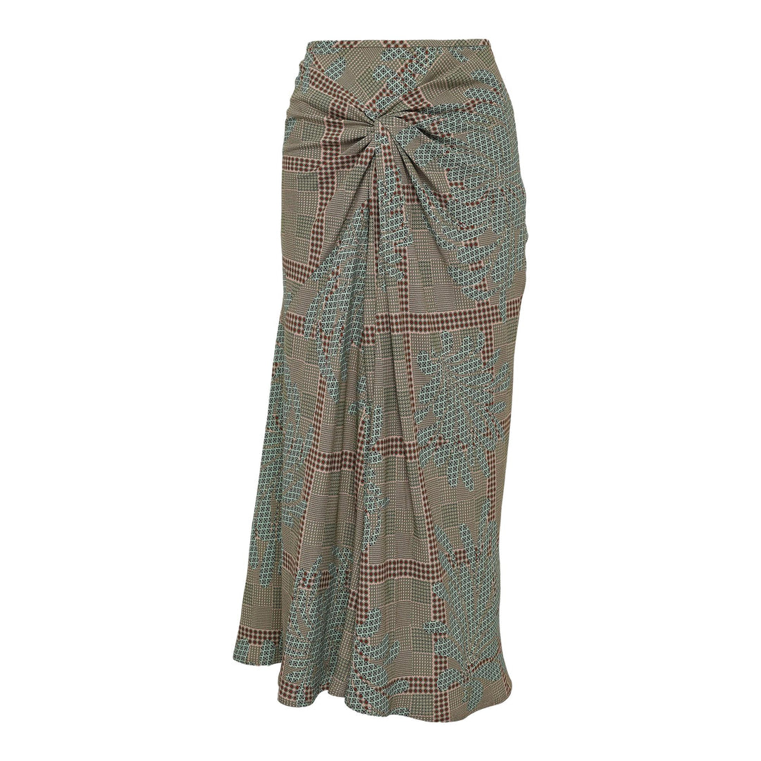 Club21 - Dries Van Noten - Bias Cut Skirt With Knot Detail - SKIRTS - Grey