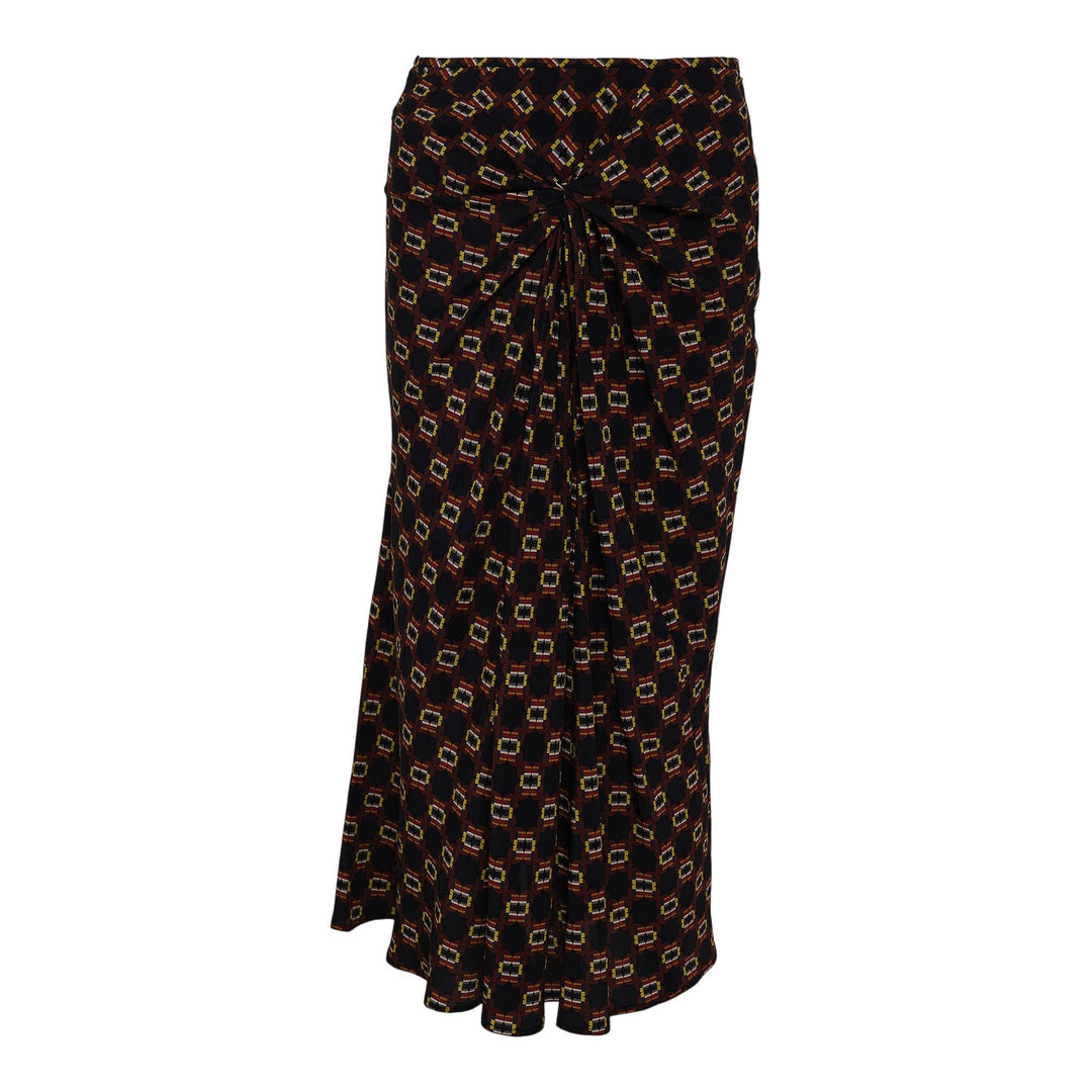 Club21 - Dries Van Noten - Bias Cut Skirt With Knot Detail - SKIRTS - Navy