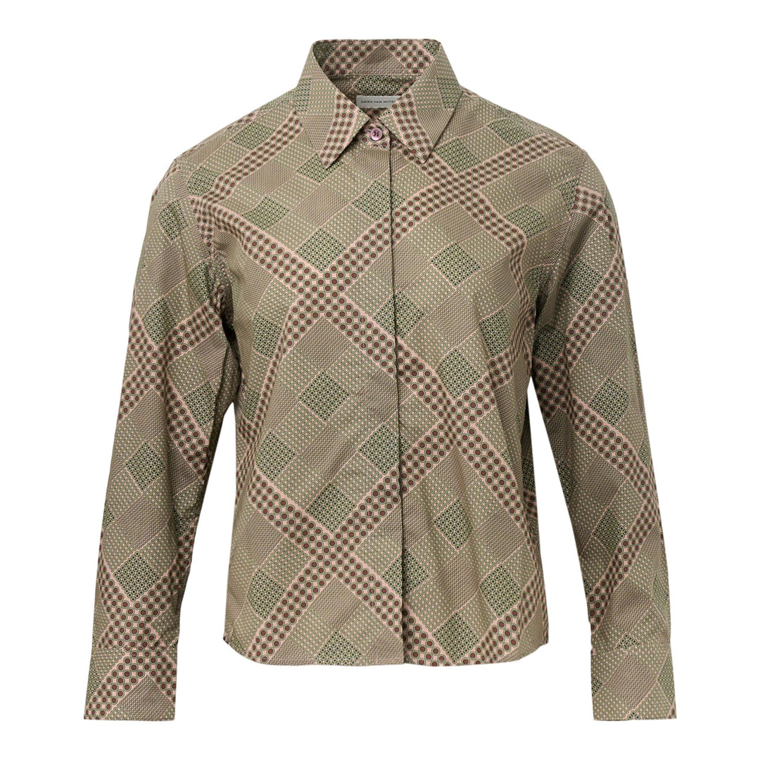 Club21 - Dries Van Noten - Boxy Mini Shirt - BLOUSES - Beige