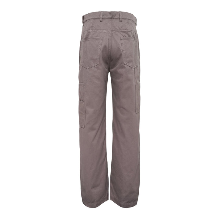 Club21 - Dries Van Noten - Loose Fit Wide Leg Caepenter Pants - PANTS - Grey