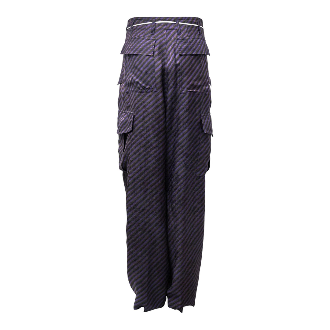 Club21 - Dries Van Noten - Loose Fit Workwear Trousers - PANTS - Purple