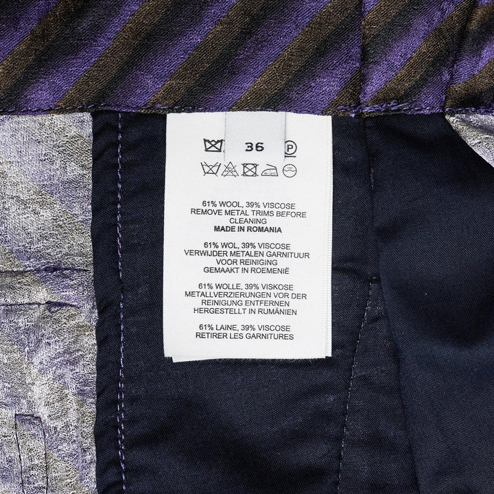 Club21 - Dries Van Noten - Loose Fit Workwear Trousers - PANTS - Purple