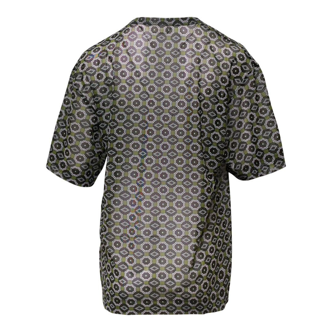 Club21 - Dries Van Noten - Mesh Print Tee - TEES - Green