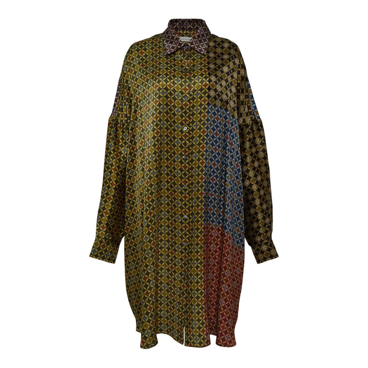 Club21 - Dries Van Noten - Oversized Shirt Dress - WOVEN DRESSES - Multi