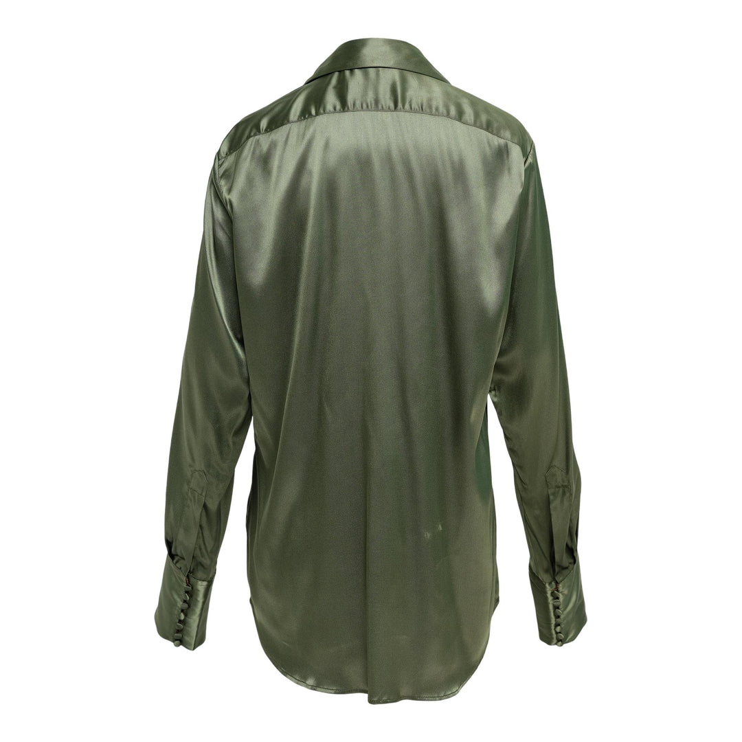 Club21 - Dries Van Noten - Regular Fit Shirt - BLOUSES - Olive