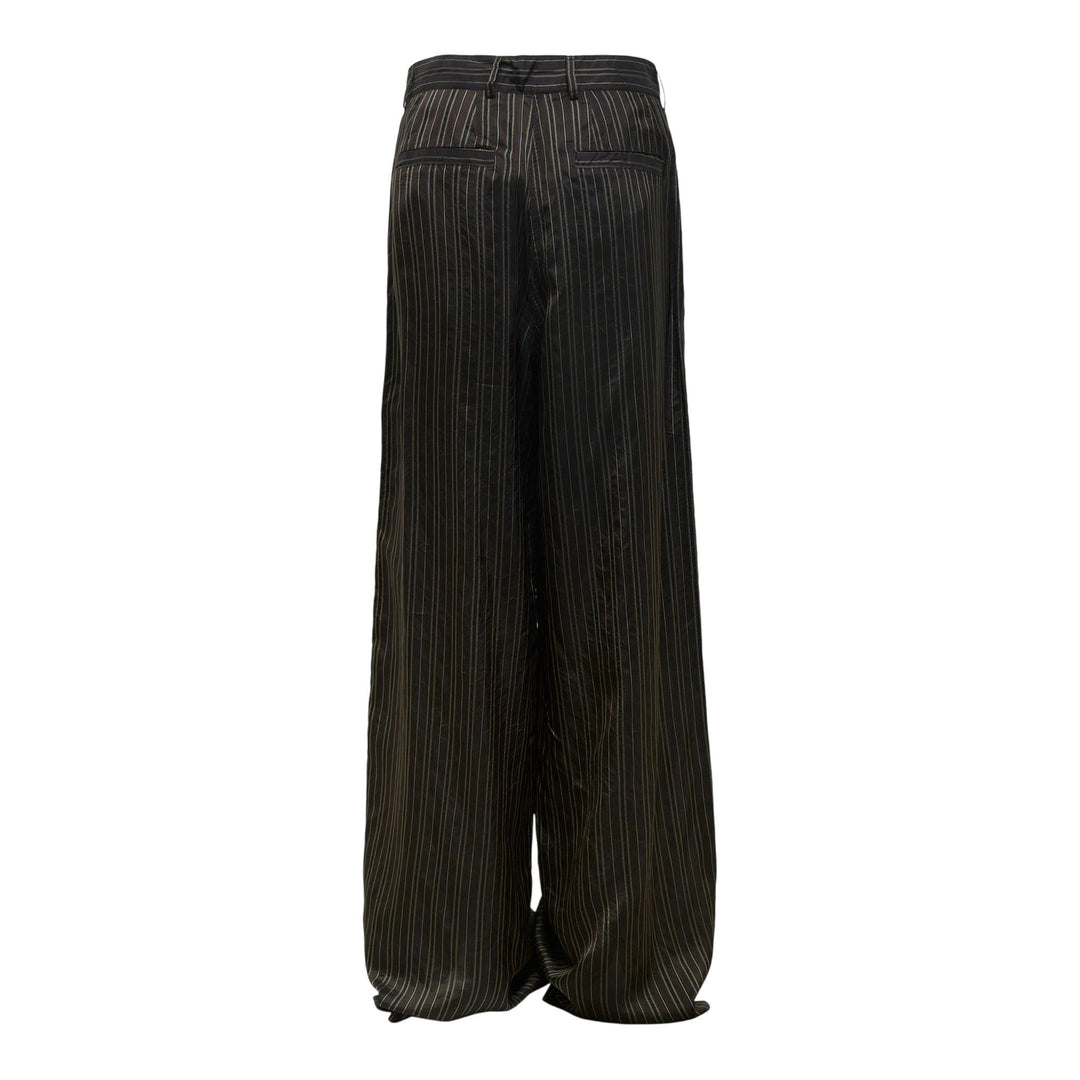 Club21 - Dries Van Noten - Wide Leg Casual Pants Stripes - PANTS - Brown