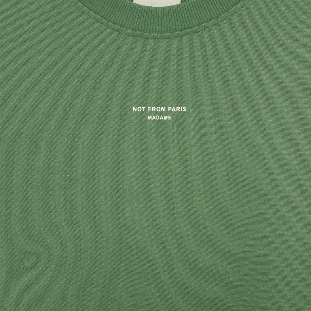Club21 - Drole de Monsieur - Le Sweatshirt Slogan Classique - SWEATSHIRTS - Green