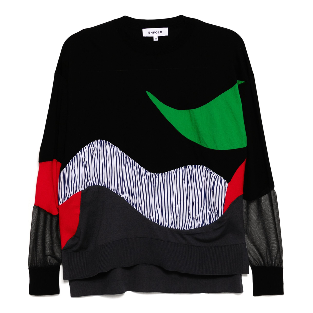 Mixed Color Pullover