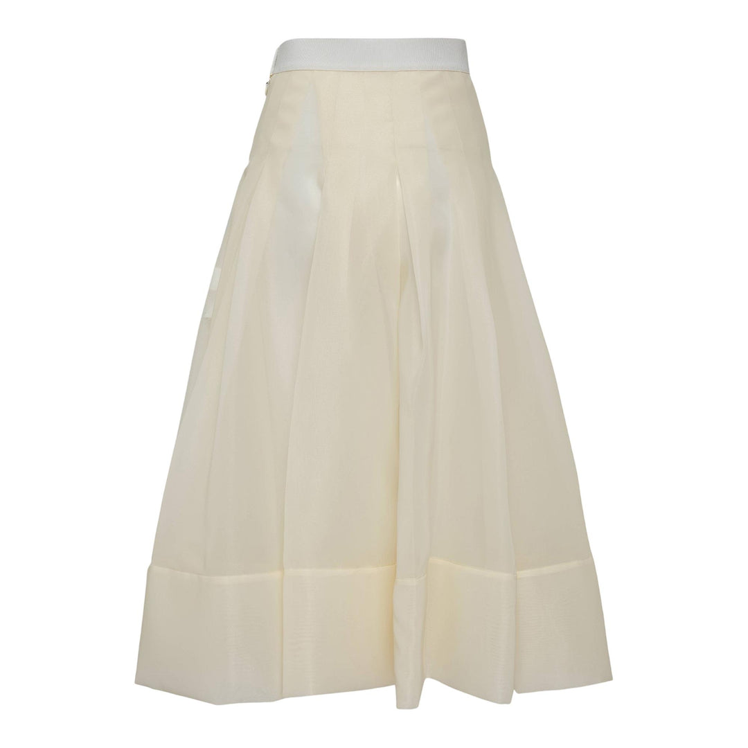 Club21 - ENFOLD - Sheer Flared Skirt - SKIRTS - Off-White