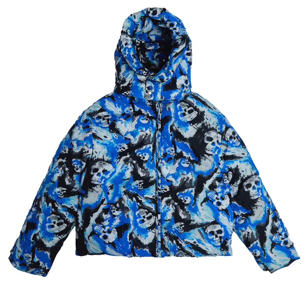 Unisex Skull Puffer Jacket