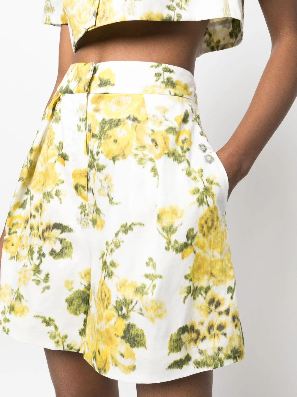 Erdem-Violeta-Short-Yellow-2