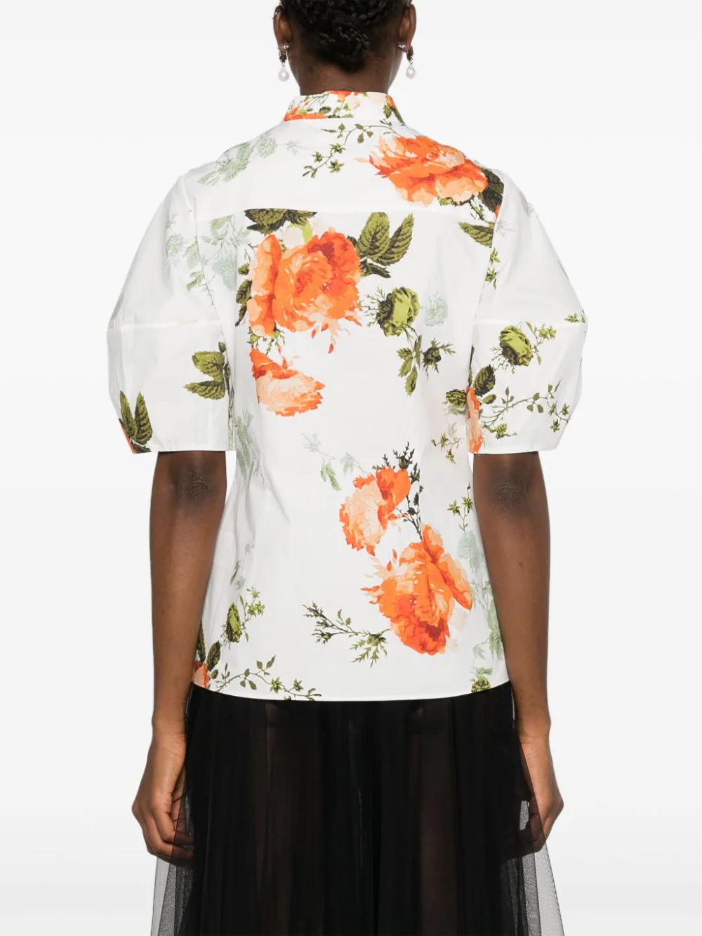 Erdem-Volume-Short-Sleeve-Blouse-White-4