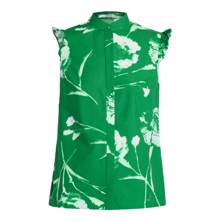 Sleeveless Heavy Cotton Blouse