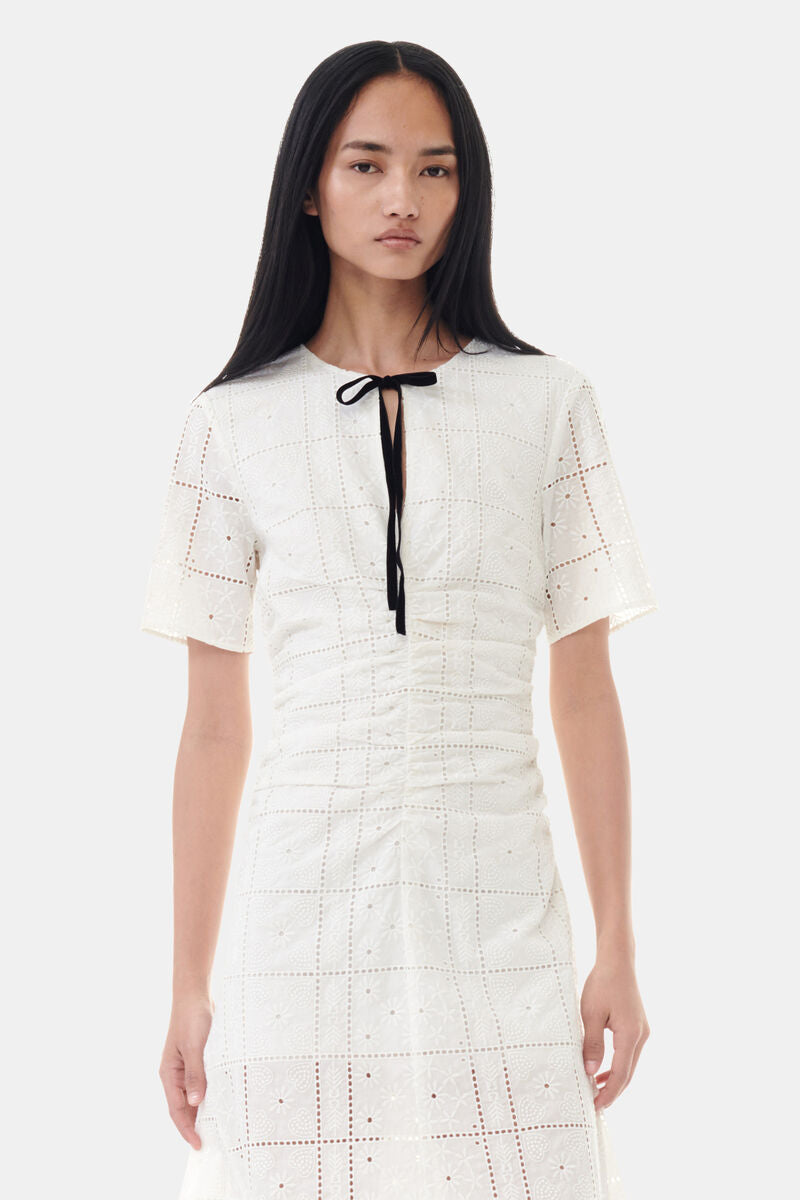 Light Broderie Anglaise Long Dress