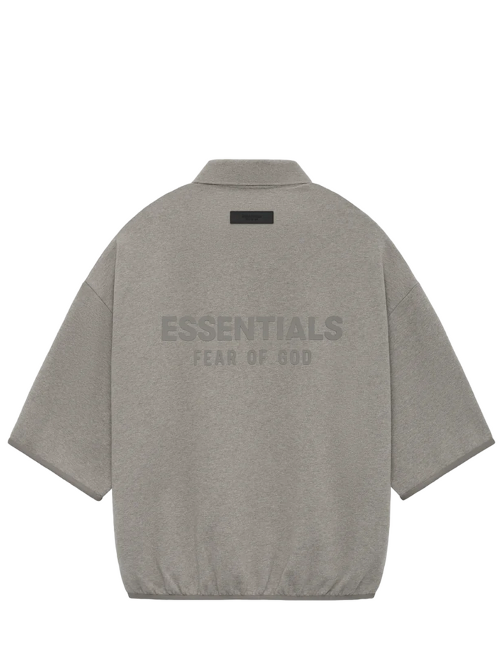      FEAR_OF_GOD_ESSENTIALS_Essentials_34_Sleeve_Polo-Grey