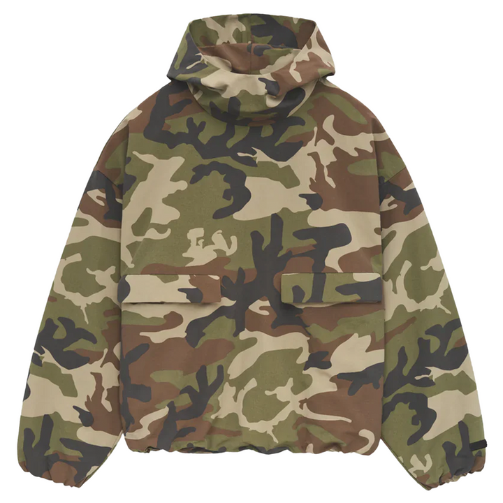 Military Nylon Hooded Anorak