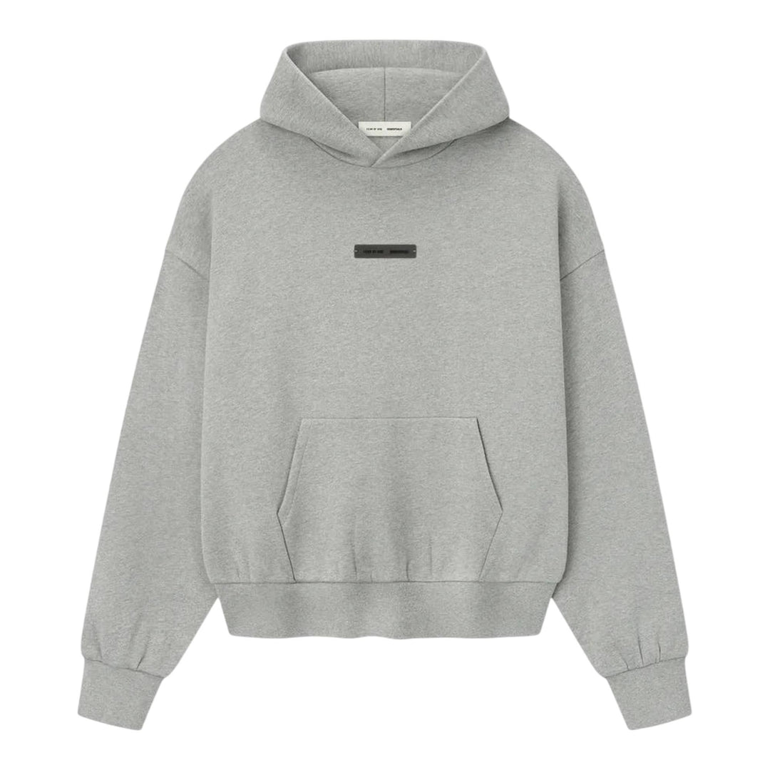 Club21 - Fear of God ESSENTIALS - Classic Fit Fleece Hoodie - SWEATSHIRTS - Grey