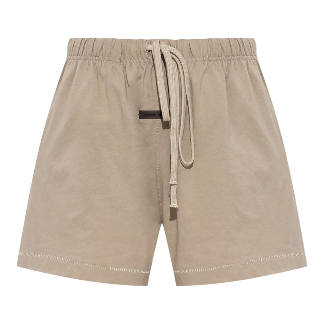Club21 - Fear of God ESSENTIALS - Womens Soccer Shorts - SHORTS - Brown