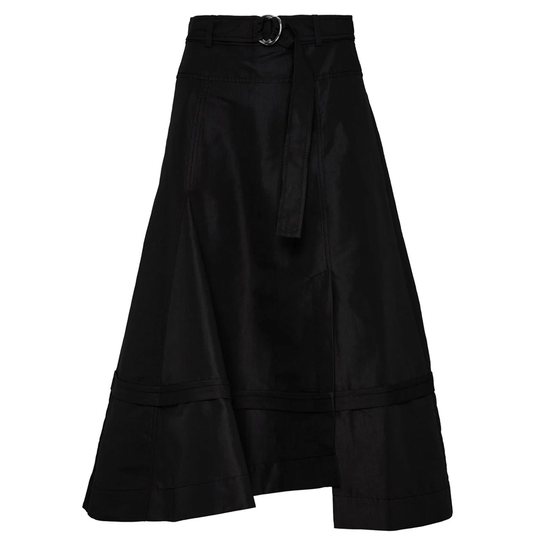 Flare Skirt With Belt