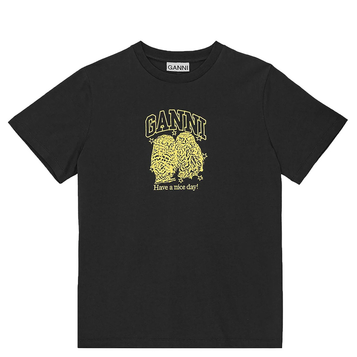 Basic Jersey Owls Relaxed T-Shirt