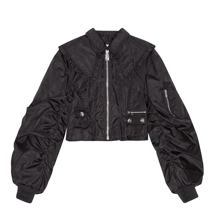Duchesse Nylon Fitted Jacket