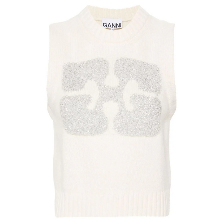 Graphic Wool Mix Vest