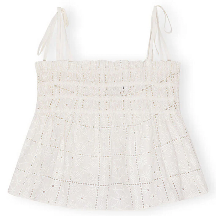 Light Broderie Anglaise Smock Top