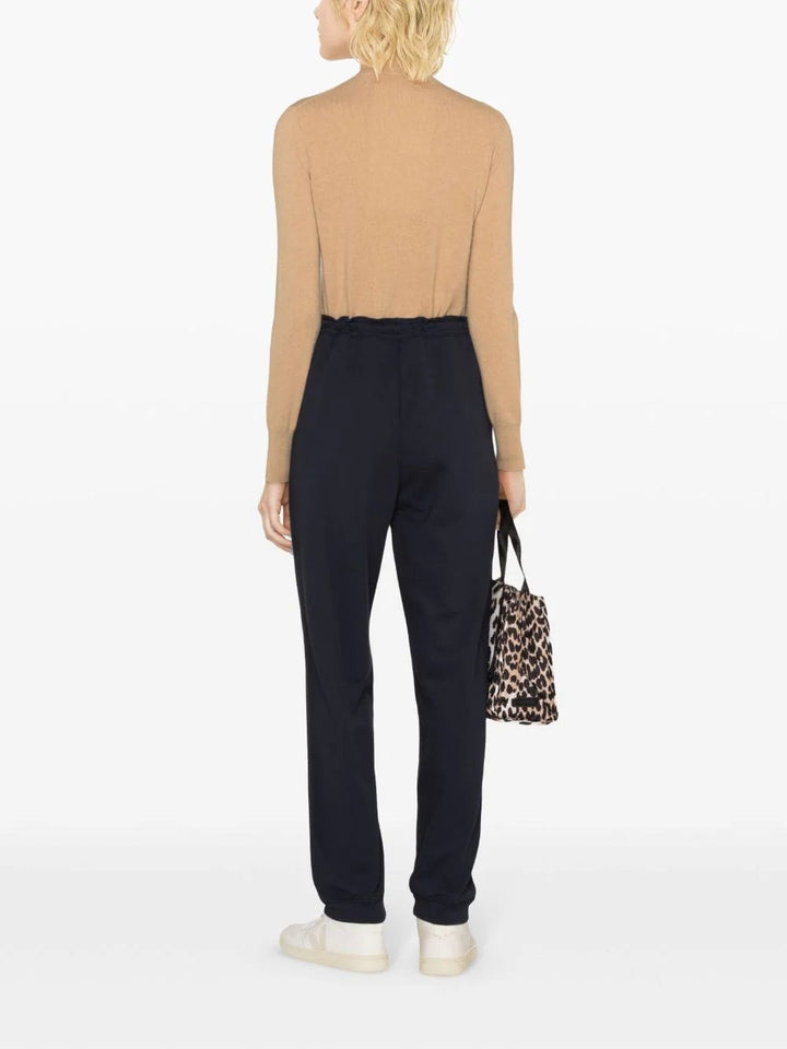 GANNI-Light-Isoli-Cuffed-Pants-Navy-4