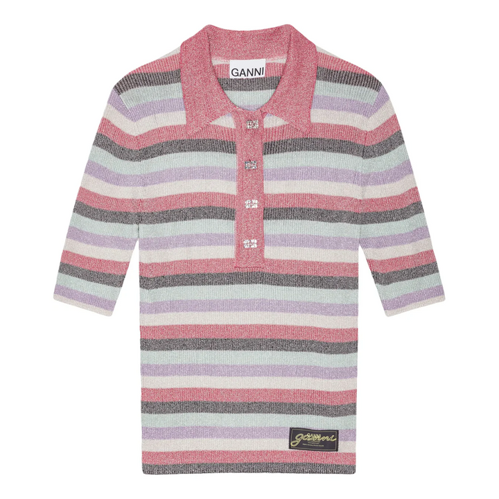 Light Sparkle Rib Polo