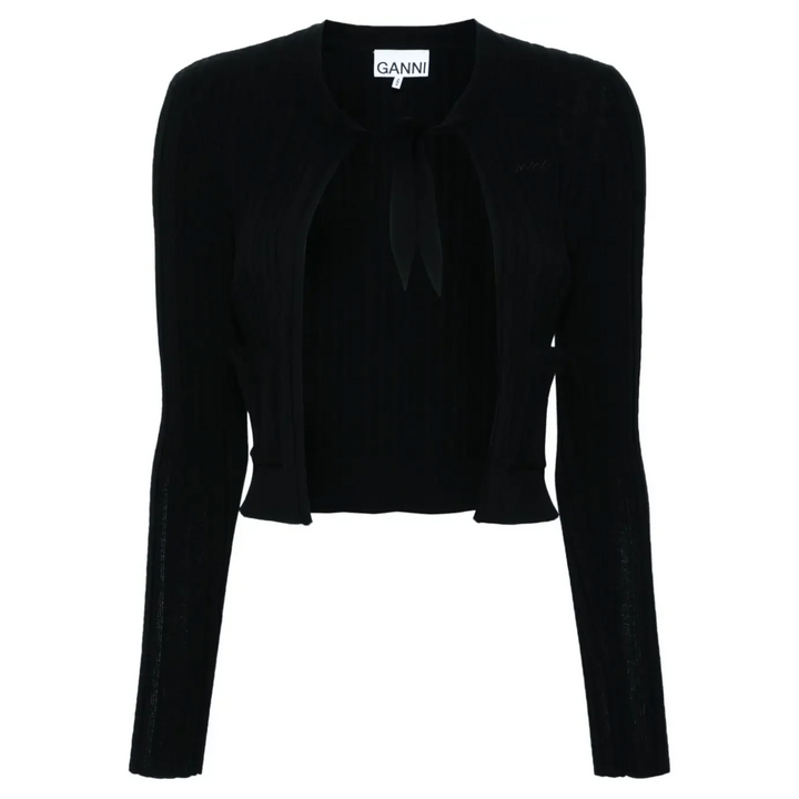 Light Viscose Rib Cardigan