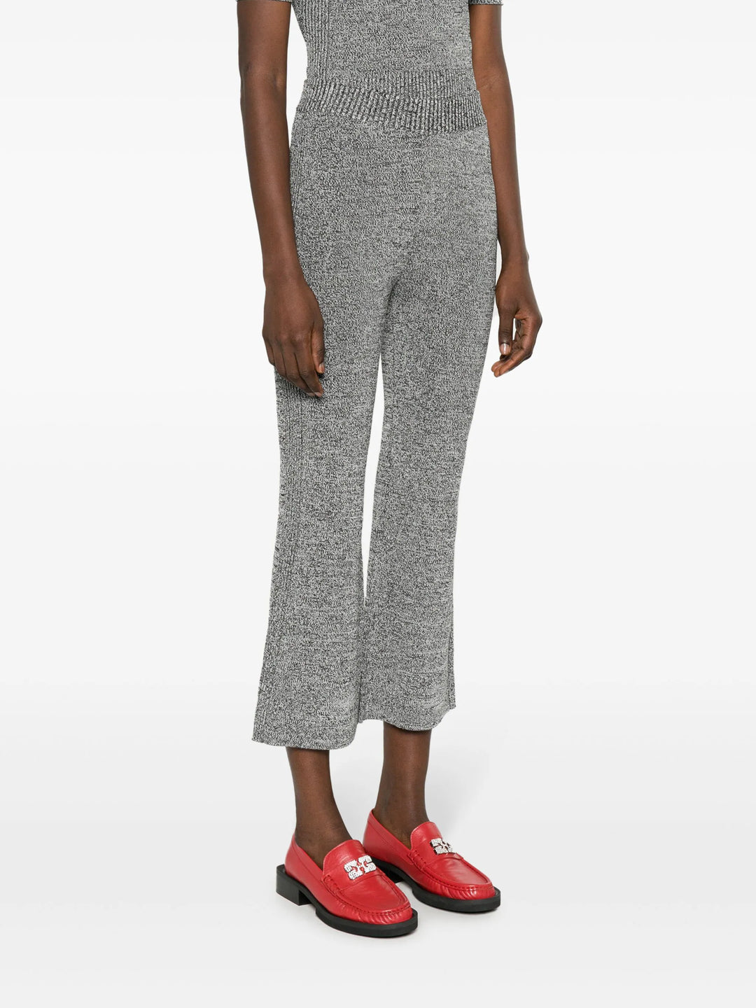 GANNI-Melange-Rib-Cropped-Pants-Black-3