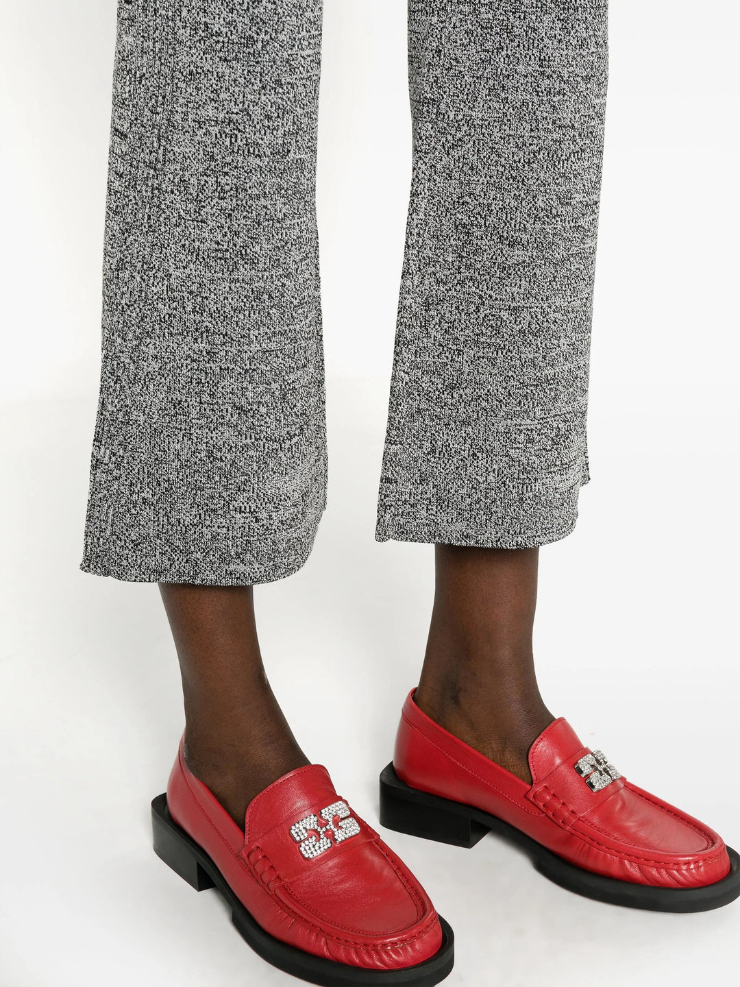 GANNI-Melange-Rib-Cropped-Pants-Black-5