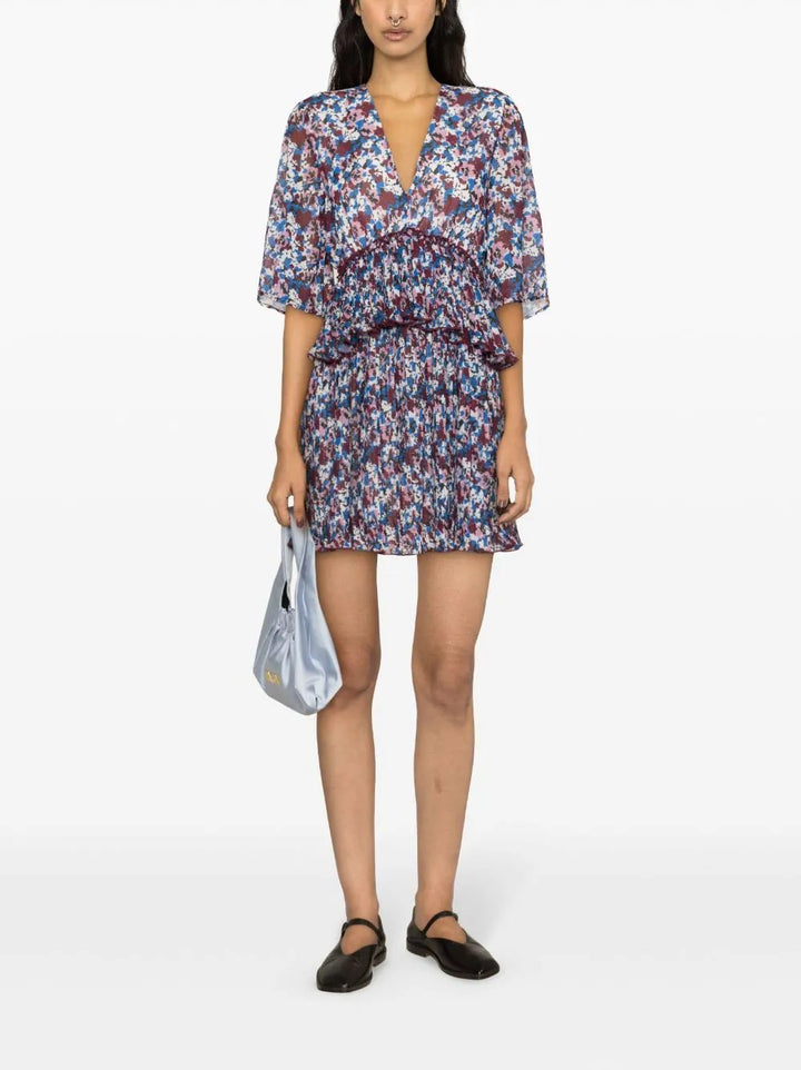 GANNI-Pleated-Georgette-Flounce-Smock-Dress-Multi_2