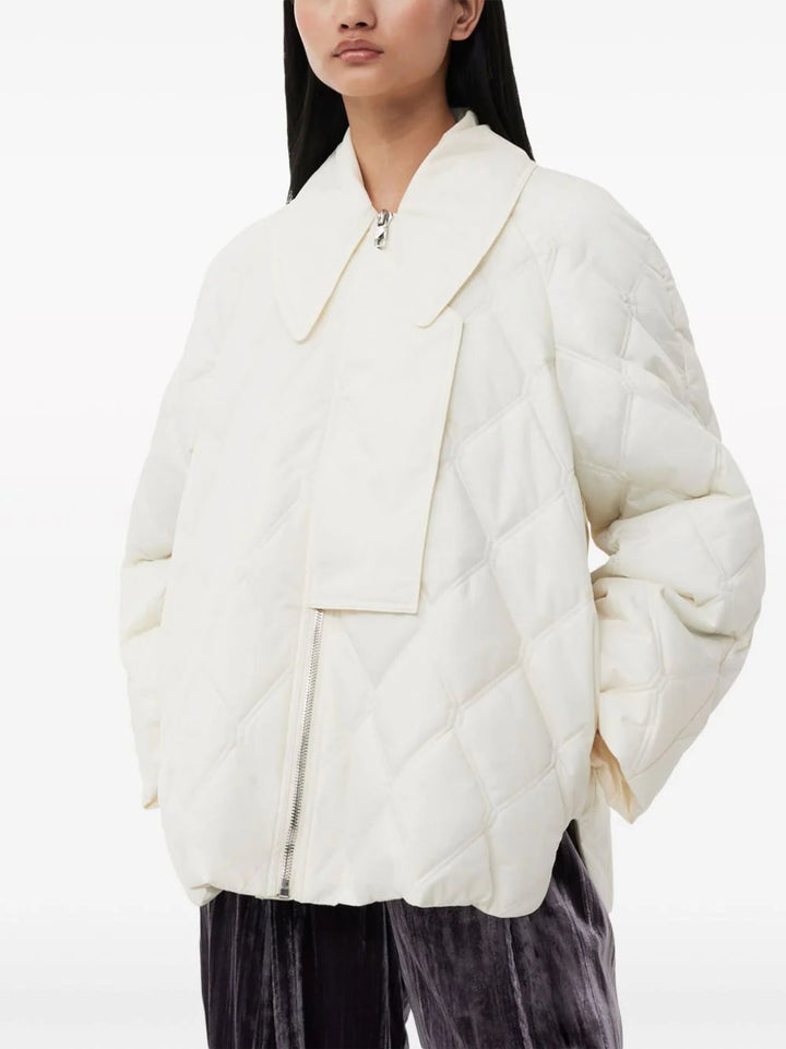 GANNI-Ripstop-Quilt-Jacket-White-5