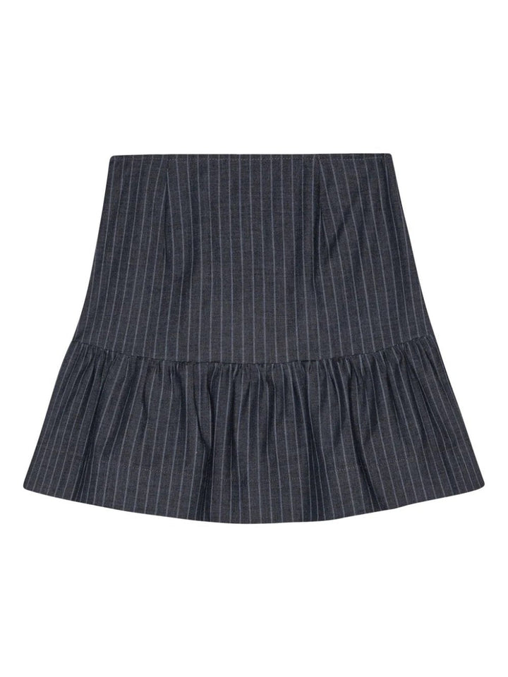 GANNI-Stretch-Stripe-Flounce-Mini-Skirt-Grey-6