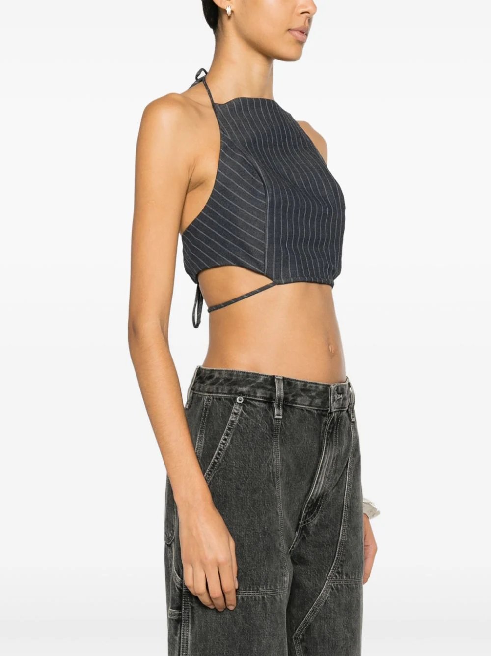 GANNI-Stretch-Stripe-String-Top-Grey-3