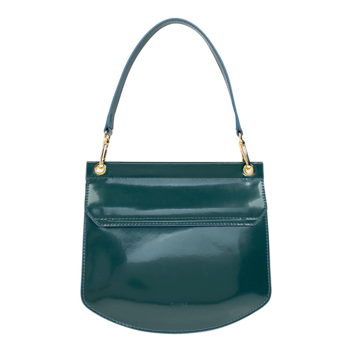 Club21 - GANNI - Apo-G Bag Small Patent - HANDBAGS - Green