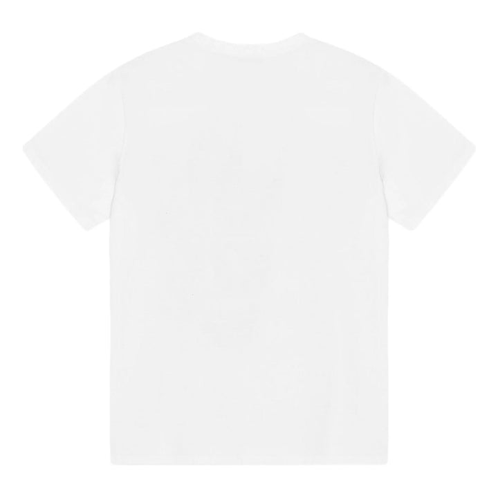 Club21 - GANNI - Basic Cotton Jersey Animal Print Relaxed Fit T-Shirt - TEES - White