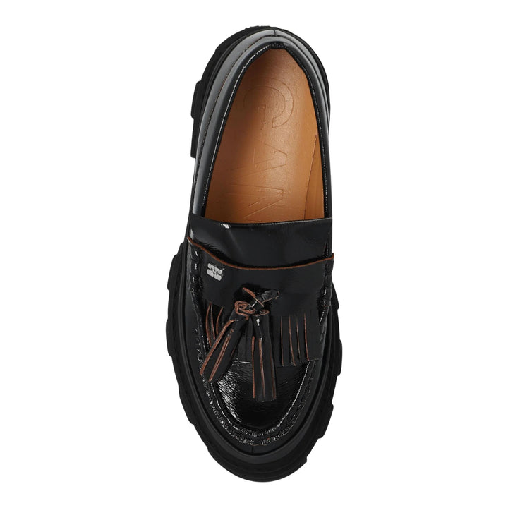 Club21 - GANNI - Cleated Loafer Naplack - LOAFER - Black