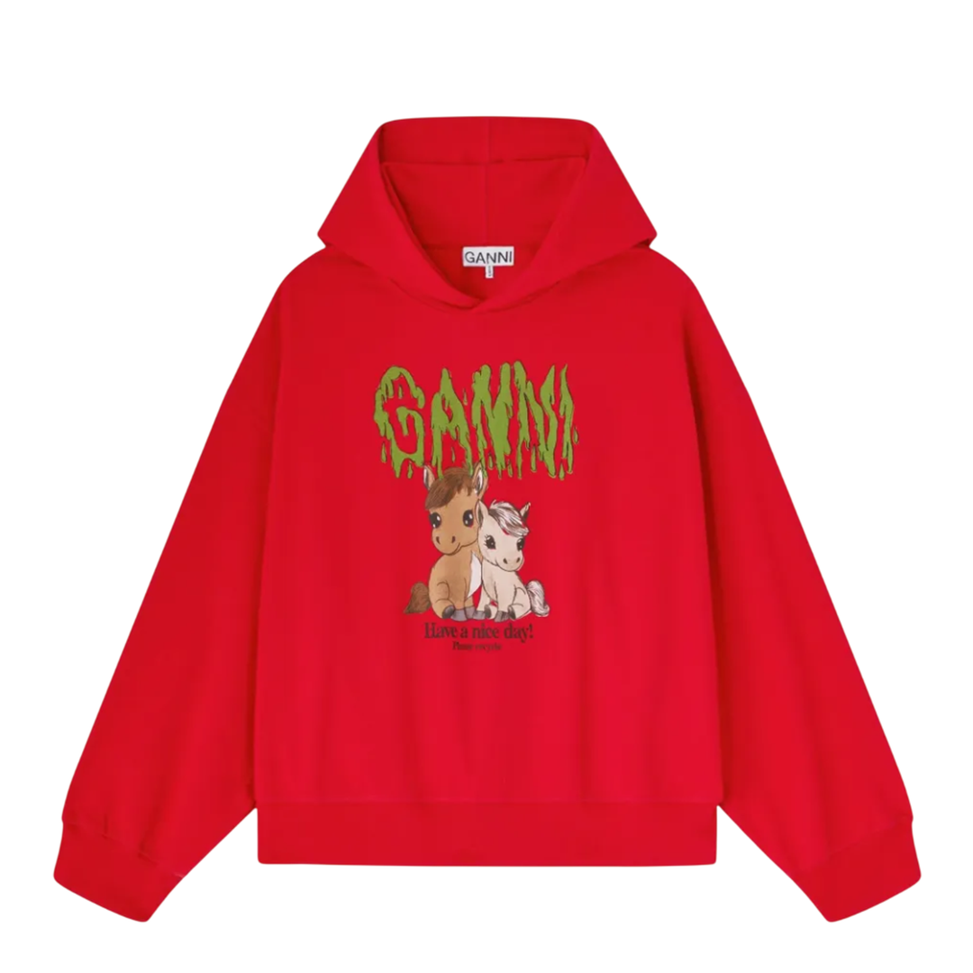 Isoli Jersey Cropped Hoodie