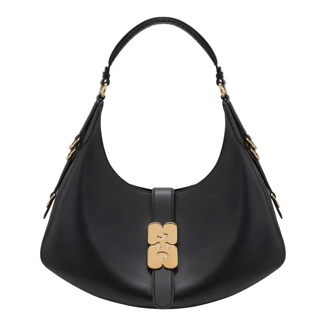 Club21 - GANNI - Kat Bag Small Gold - HANDBAGS - Black