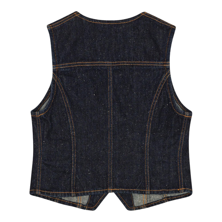 Club21 - GANNI - Neppy Denim Vest - GILETS - Denim