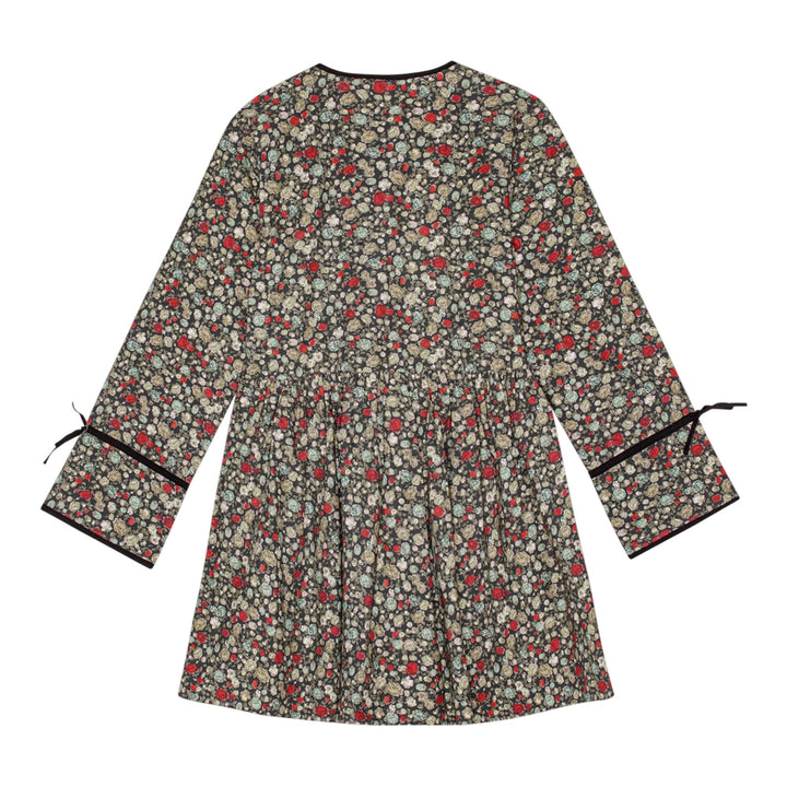 Club21 - GANNI - Printed Cotton Mini Wrap Dress - DRESSES - Multi