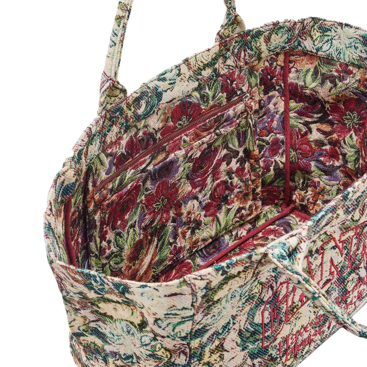 Club21 - GANNI - Tapestry XXL Tote - TOTES - Green