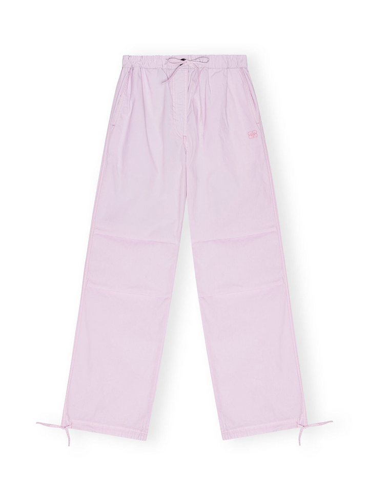 GANNI_WashedCottonCanvasDrawStringPants_Pink