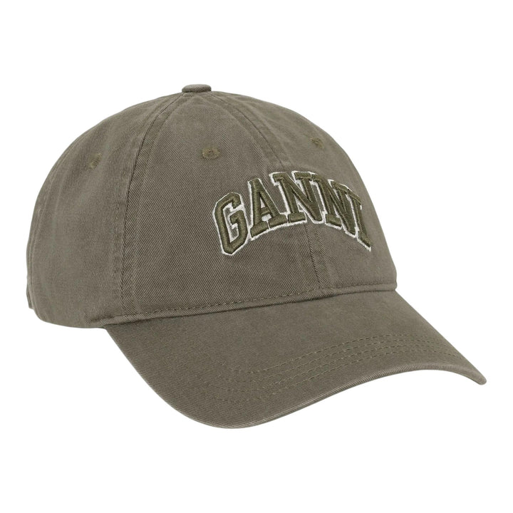 Club21 - GANNI - Washed Cotton Canvas Cap - HATS - Light Grey