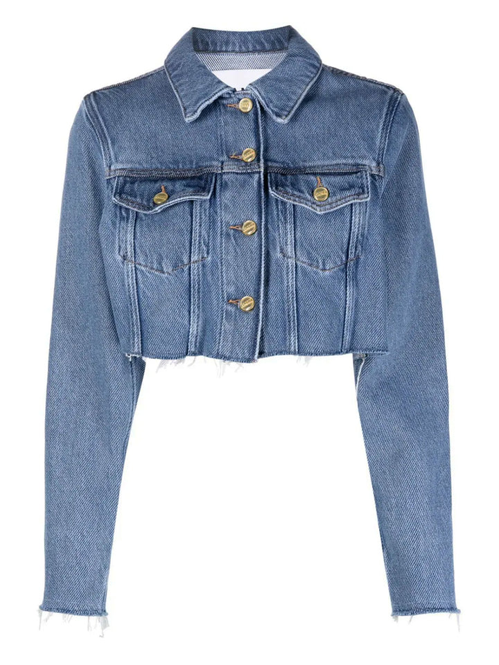     Ganni-Heavy-Denim-Cropped-Trucker-Jacket-Denim-1