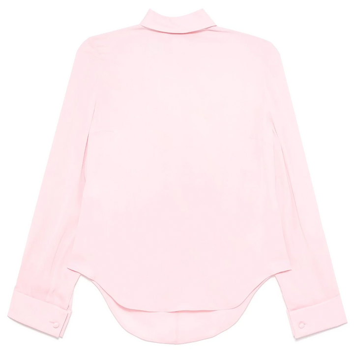 High Neck Crepe Blouse